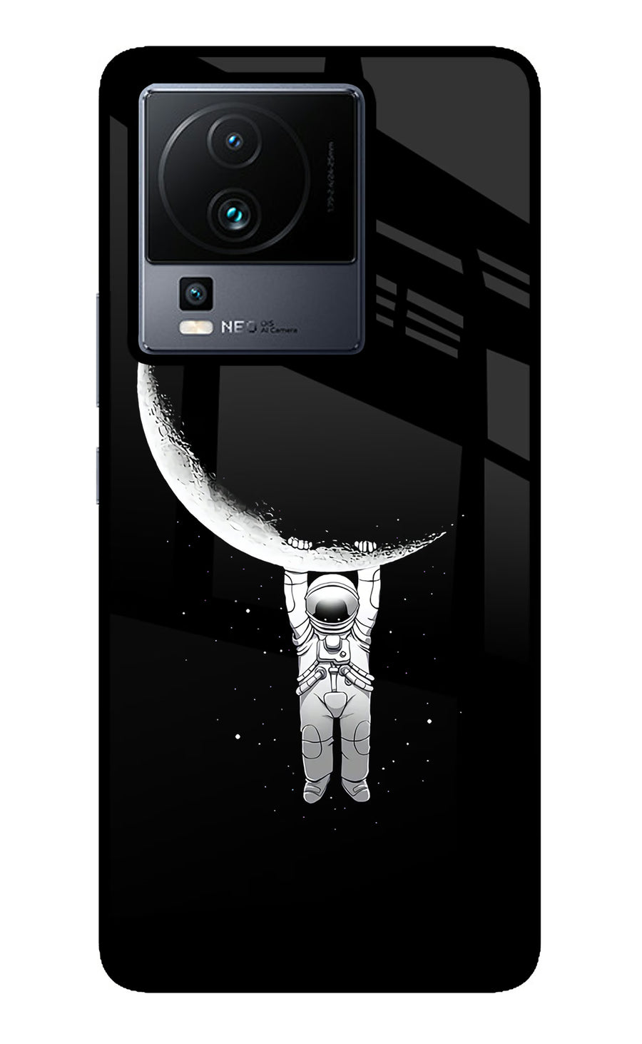 Moon Space iQOO Neo 7 Pro Back Cover, Metal case