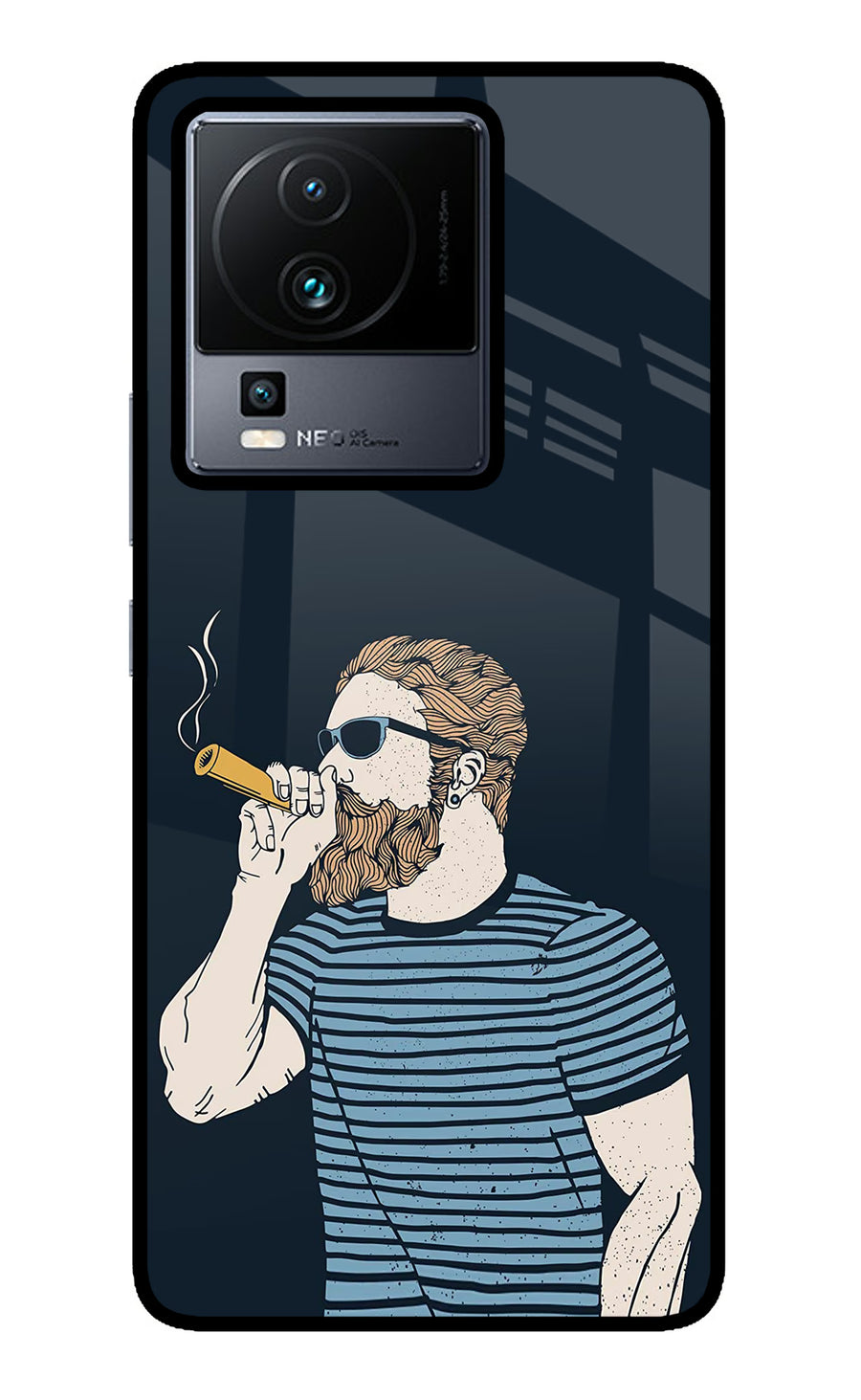 Smoking iQOO Neo 7 Pro Back Cover, Metal case