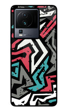 Geometric Graffiti iQOO Neo 7 Pro Metal Case Back Cover by Casekaro