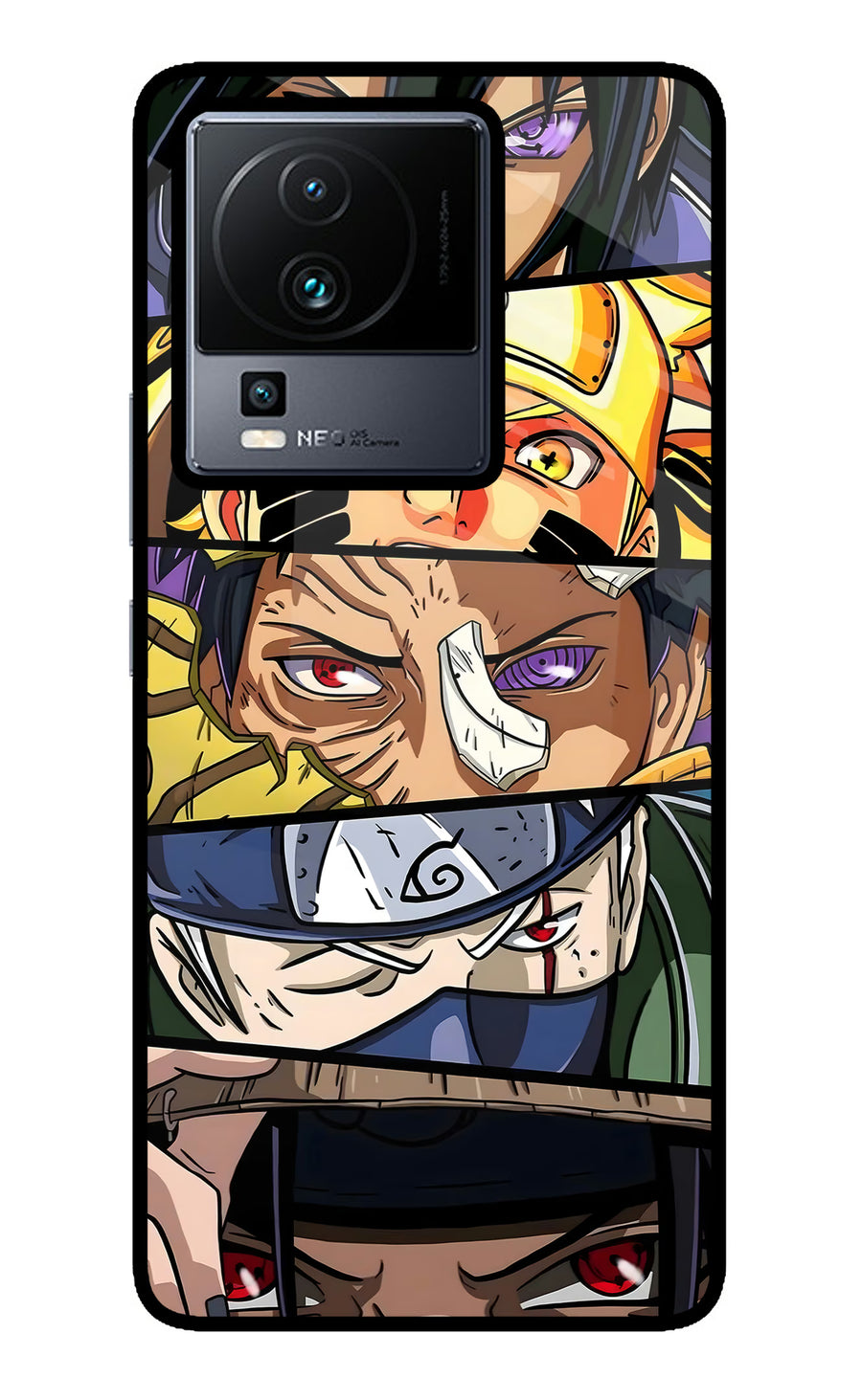 Naruto Character iQOO Neo 7 Pro Back Cover, Metal case