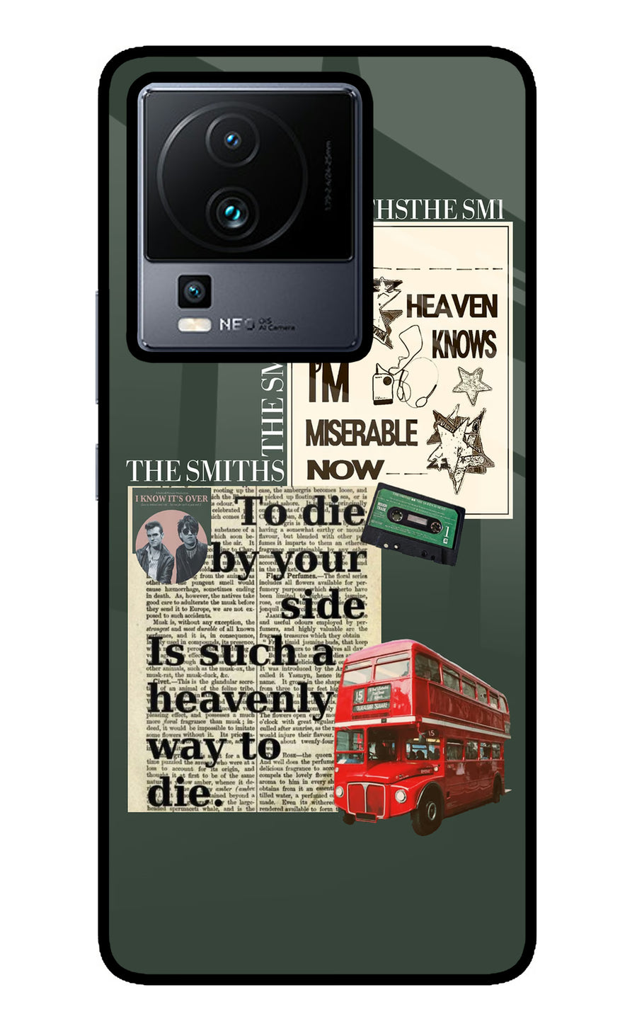 The Smiths iQOO Neo 7 Pro Back Cover, Metal case