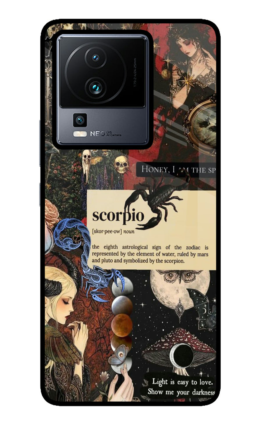 Scorpio Zodiac iQOO Neo 7 Pro Back Cover, Metal case