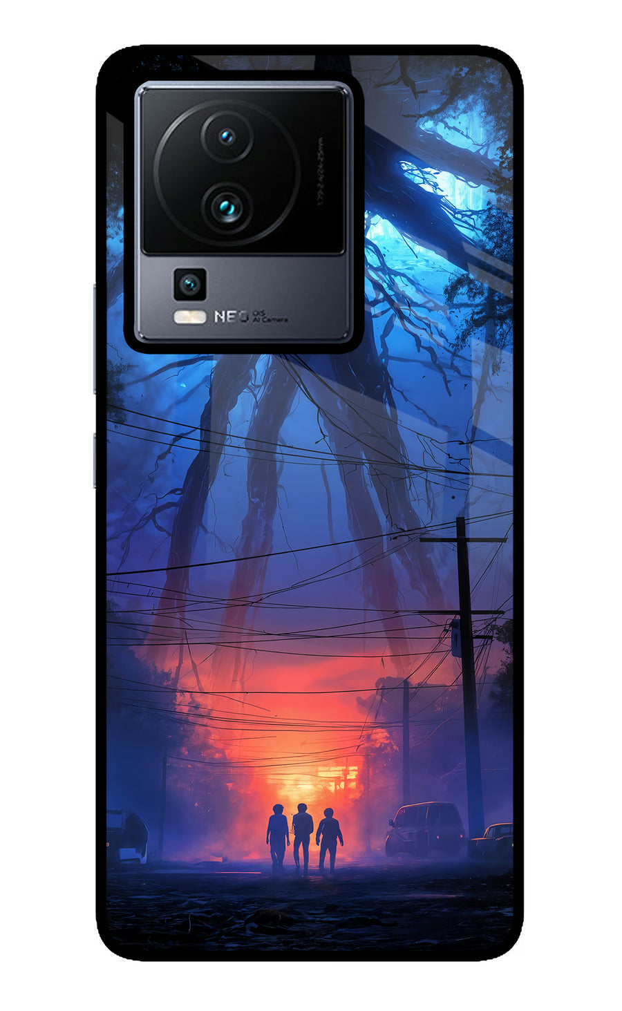 Ordinary Things Shadow iQOO Neo 7 Pro Back Cover, Metal case