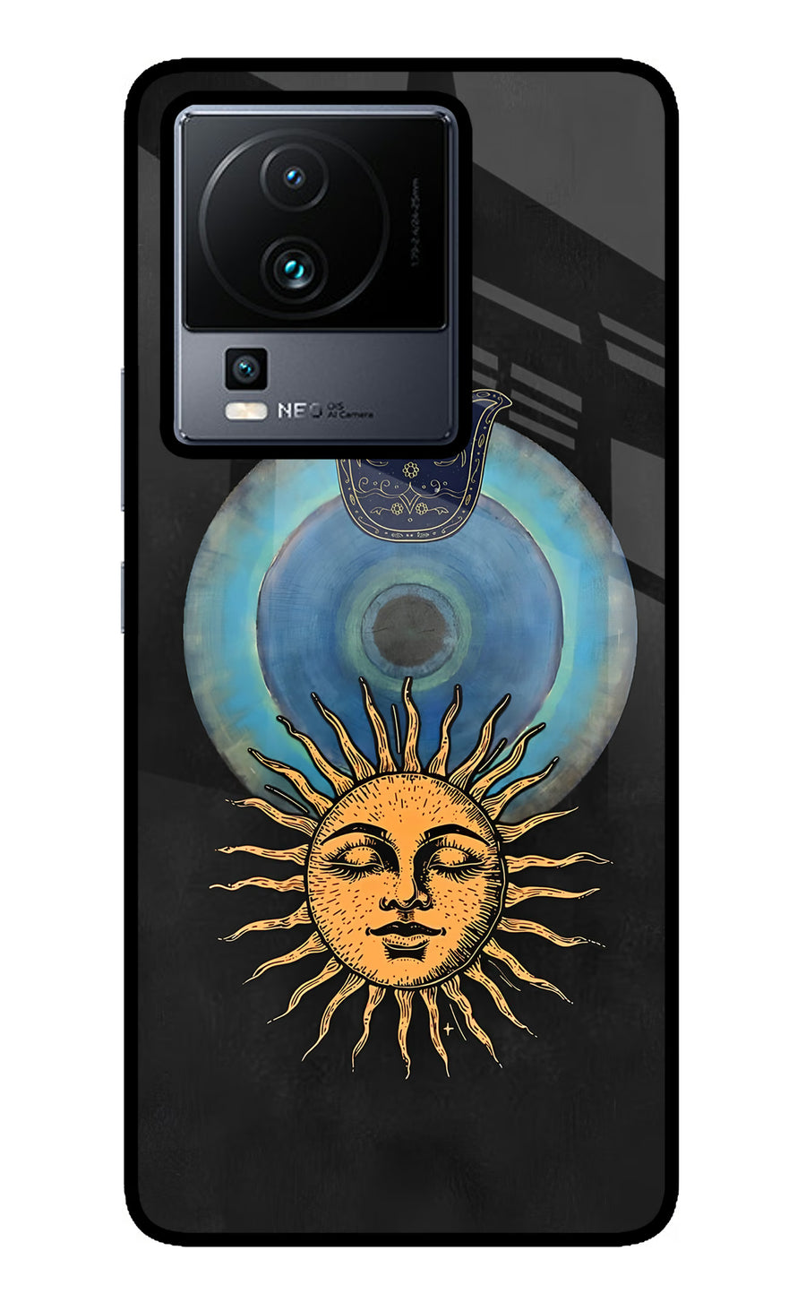 Divine Sun iQOO Neo 7 Pro Back Cover, Metal case