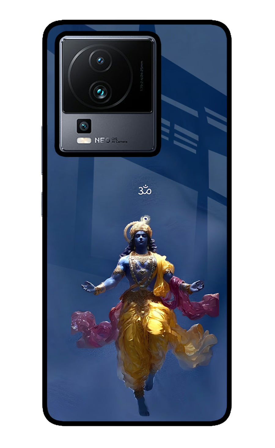 Cosmic Krishna iQOO Neo 7 Pro Back Cover, Metal case