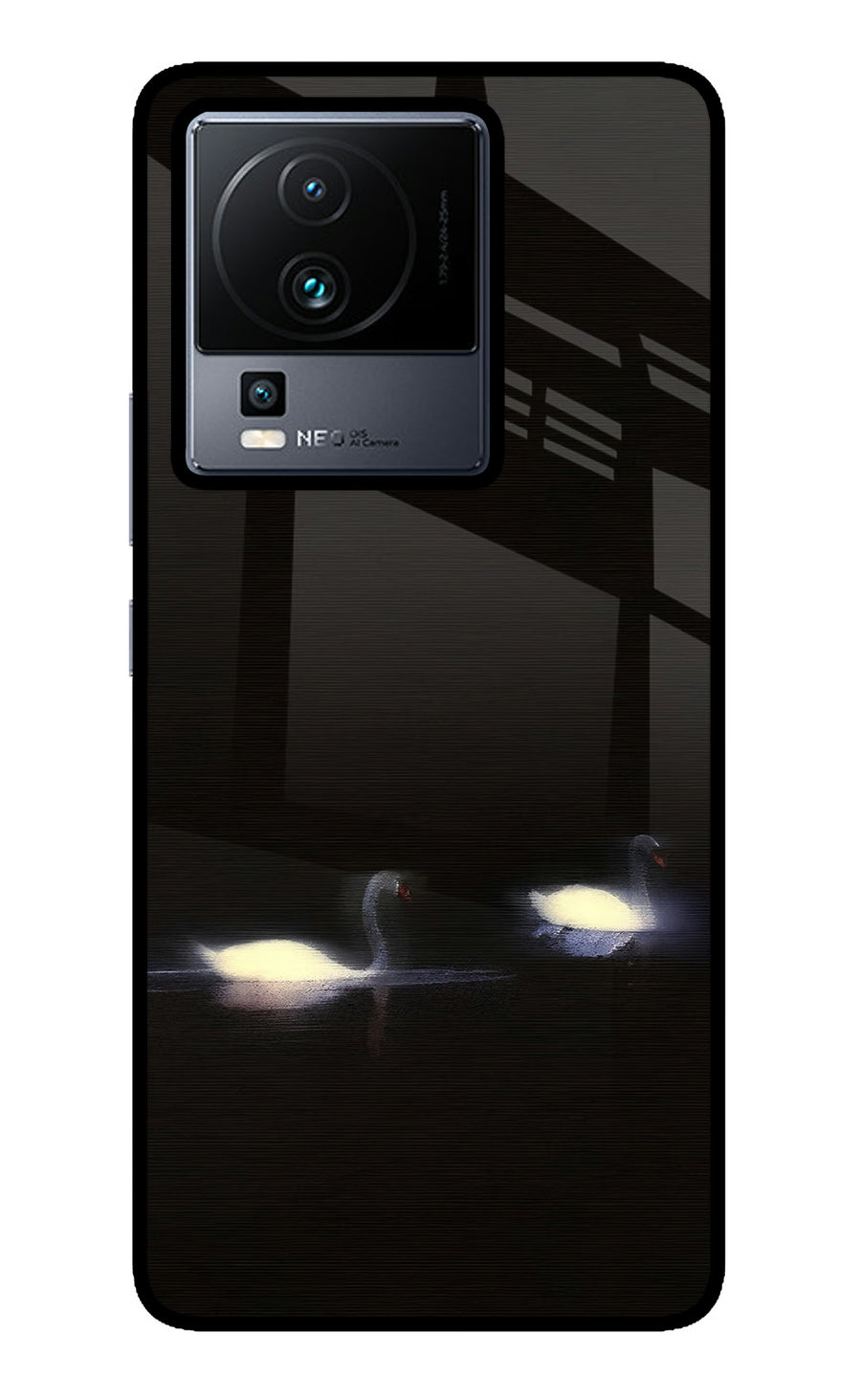 Silent Swans iQOO Neo 7 Pro Back Cover, Metal case
