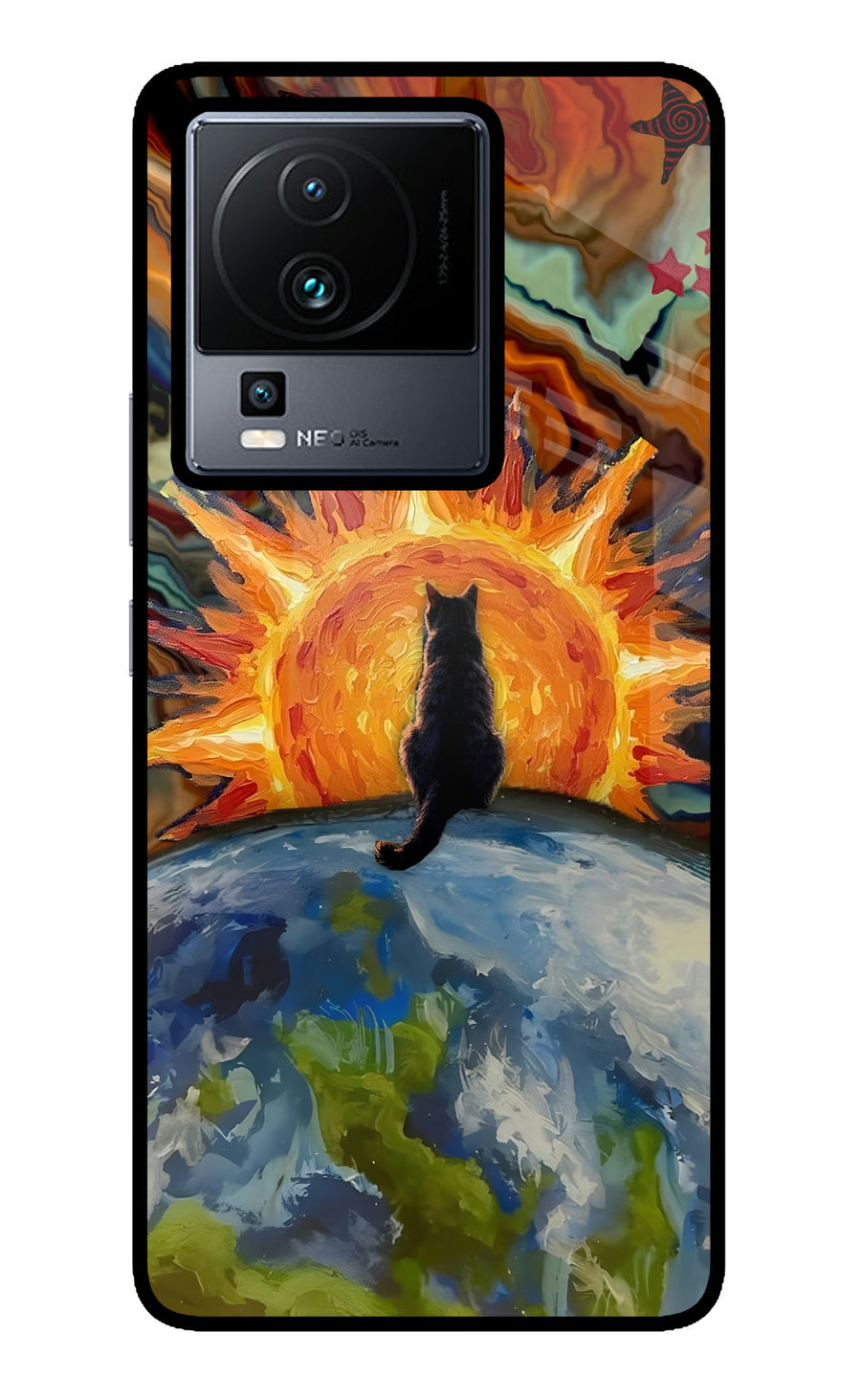Sunrise Beyond iQOO Neo 7 Pro Back Cover, Metal case
