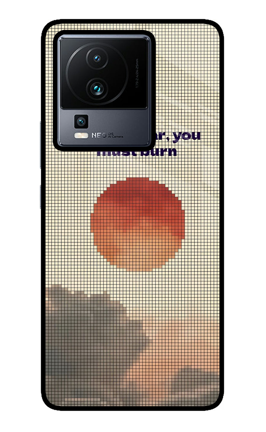 Pixel Sun iQOO Neo 7 Pro Back Cover, Metal case