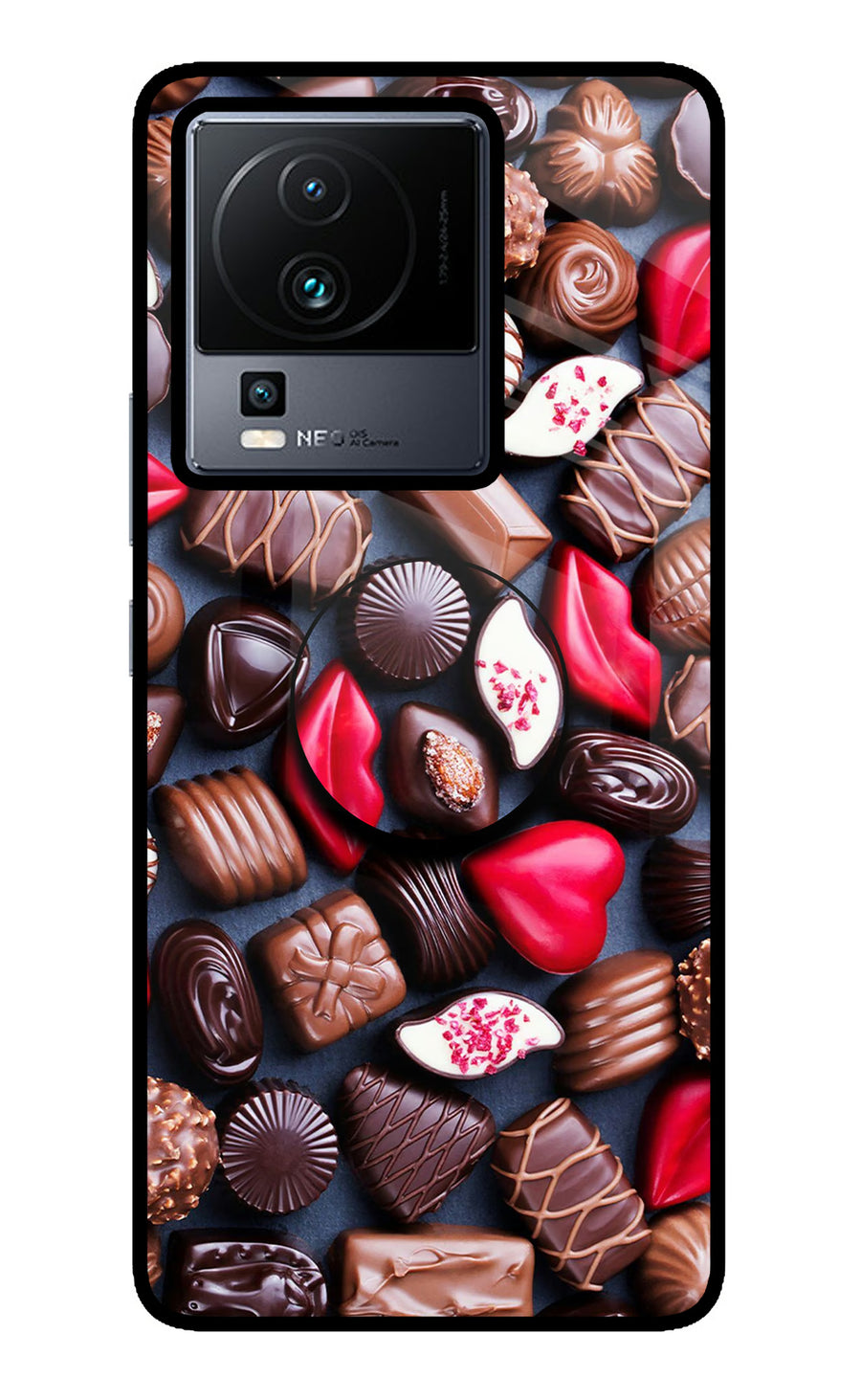 Chocolates iQOO Neo 7 Pro Pop Case, Metal case