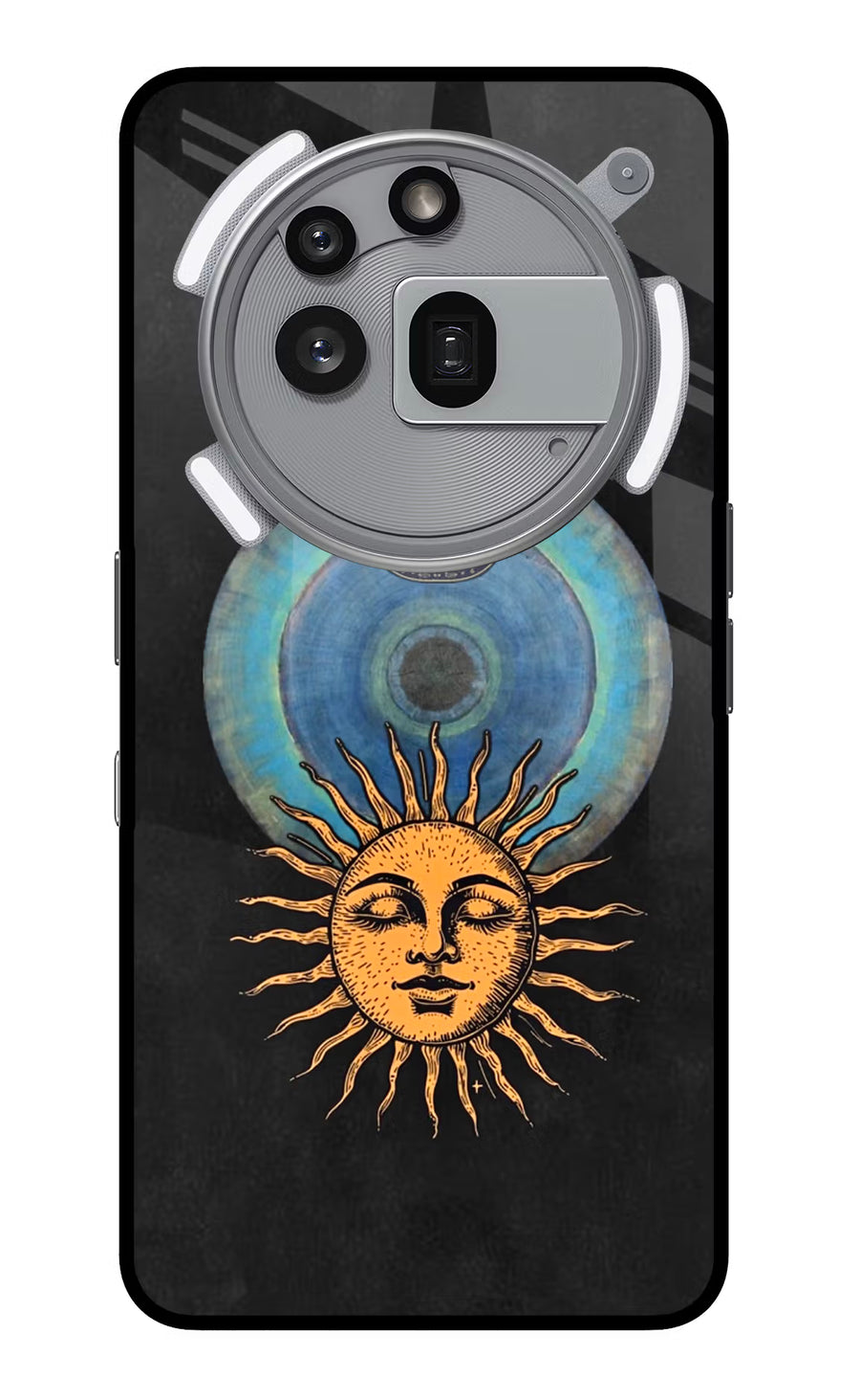 Divine Sun Nothing Phone 3a Pro Back Cover, Metal case