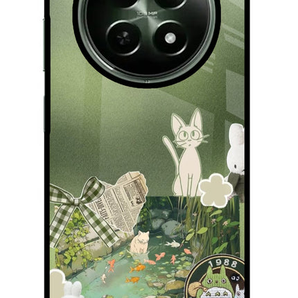 Aesthetic anime Realme 12x 5G Metal Case Back Cover by Casekaro