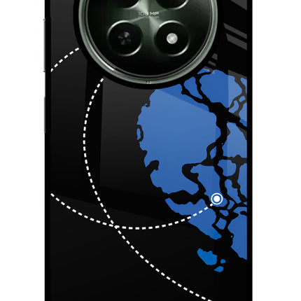 Love Orbit Realme 12x 5G Metal Case Back Cover by Casekaro