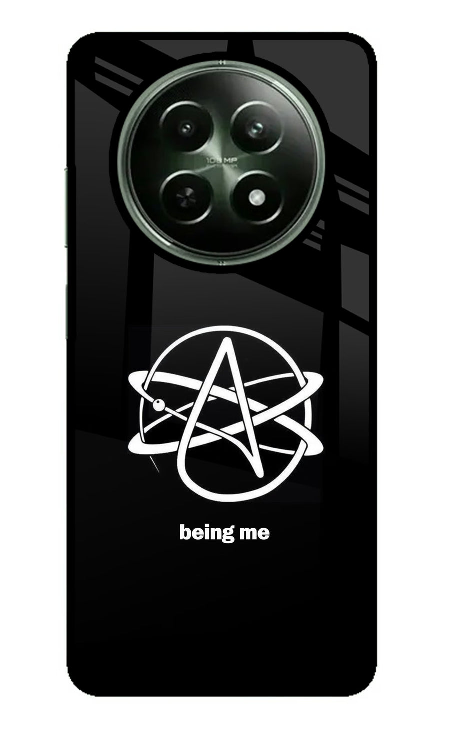 Atheist Symbol Realme 12x 5G Back Cover, Metal case
