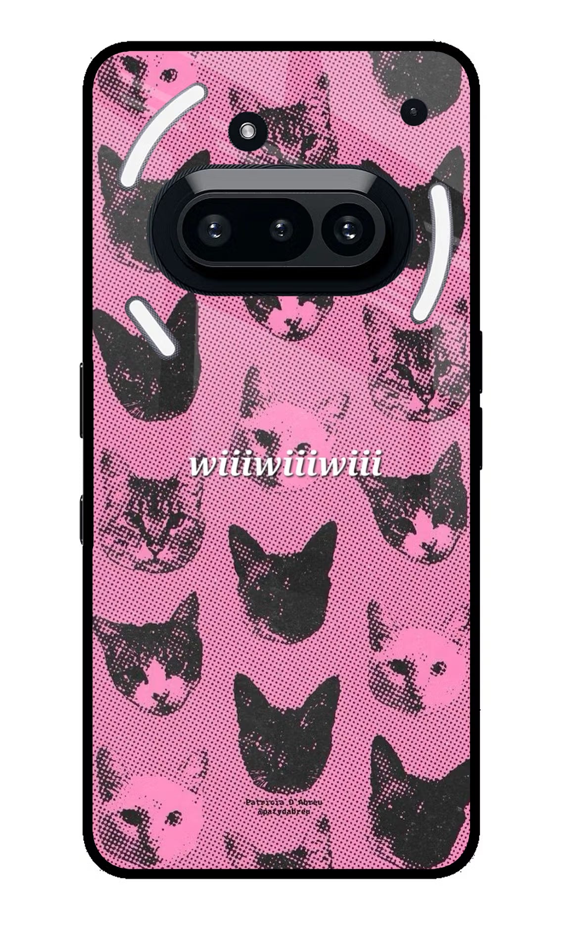 Pink Cats Nothing Phone 3A Metal Case Back Cover by Casekaro