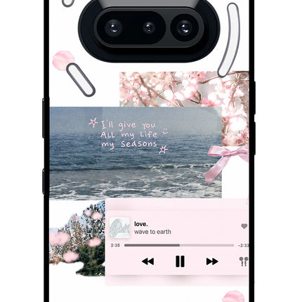Wave to earth Nothing Phone 3A Metal Case Back Cover by Casekaro