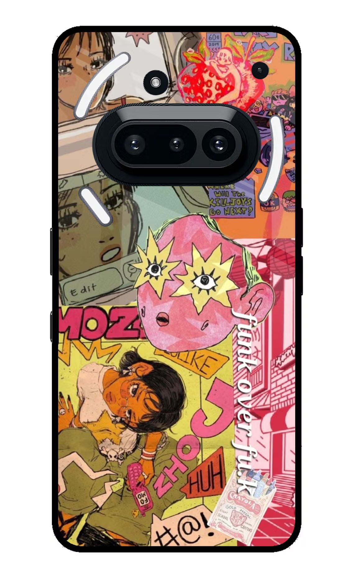 Funkover Nothing Phone 3A Metal Case Back Cover by Casekaro