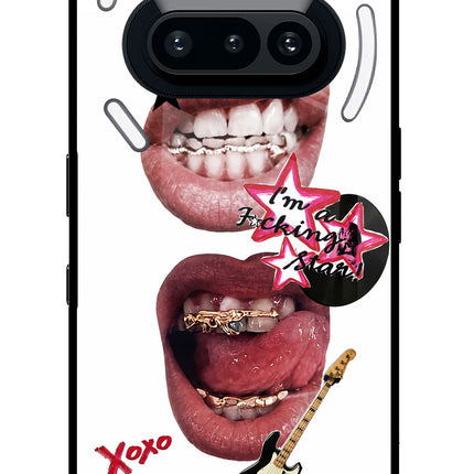 Rockstar Nothing Phone 3A Metal Case Back Cover by Casekaro