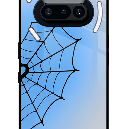 Blue Web Nothing Phone 3A Metal Case Back Cover by Casekaro