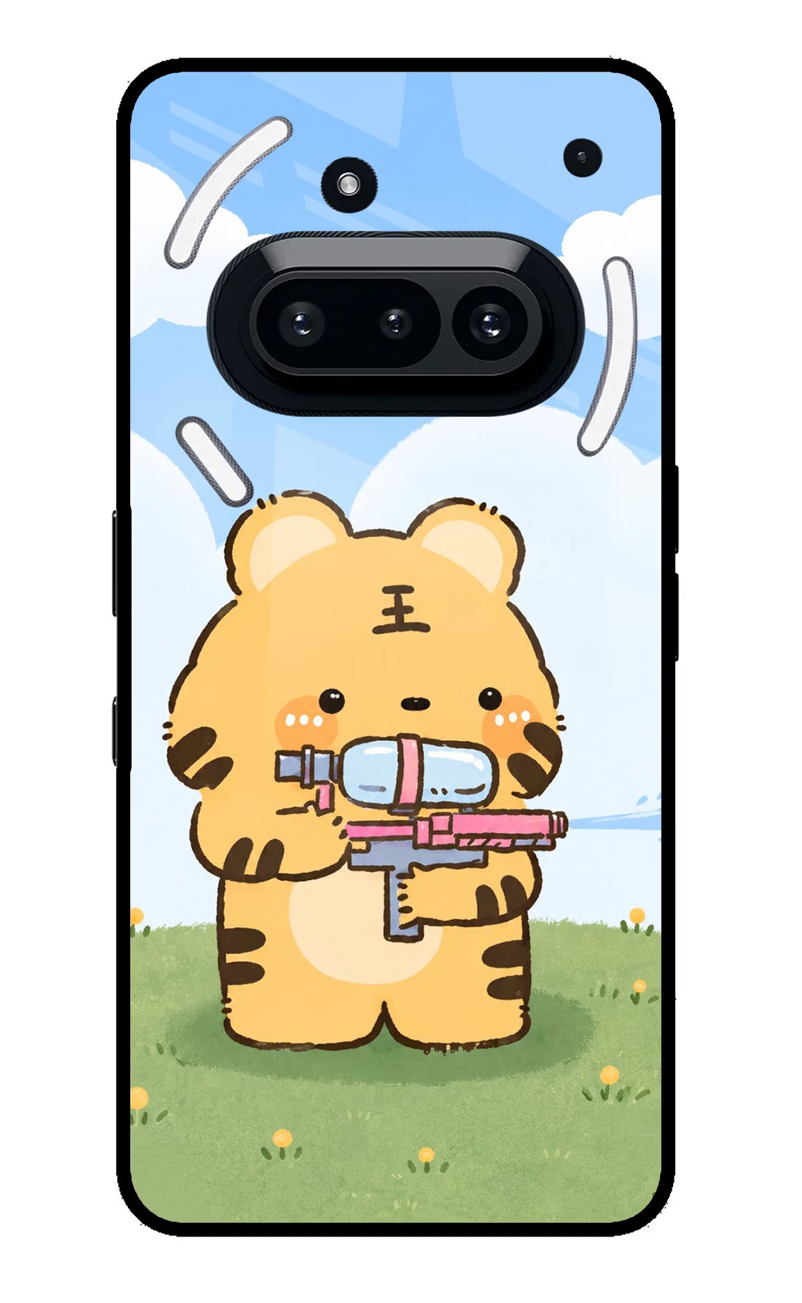 Tiger Treat Nothing Phone 3A Metal Case Back Cover by Casekaro
