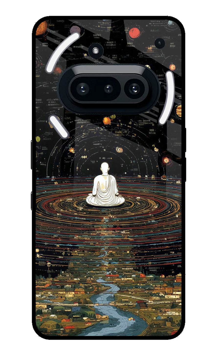 Space Monk Nothing Phone 3A Back Cover, Metal case