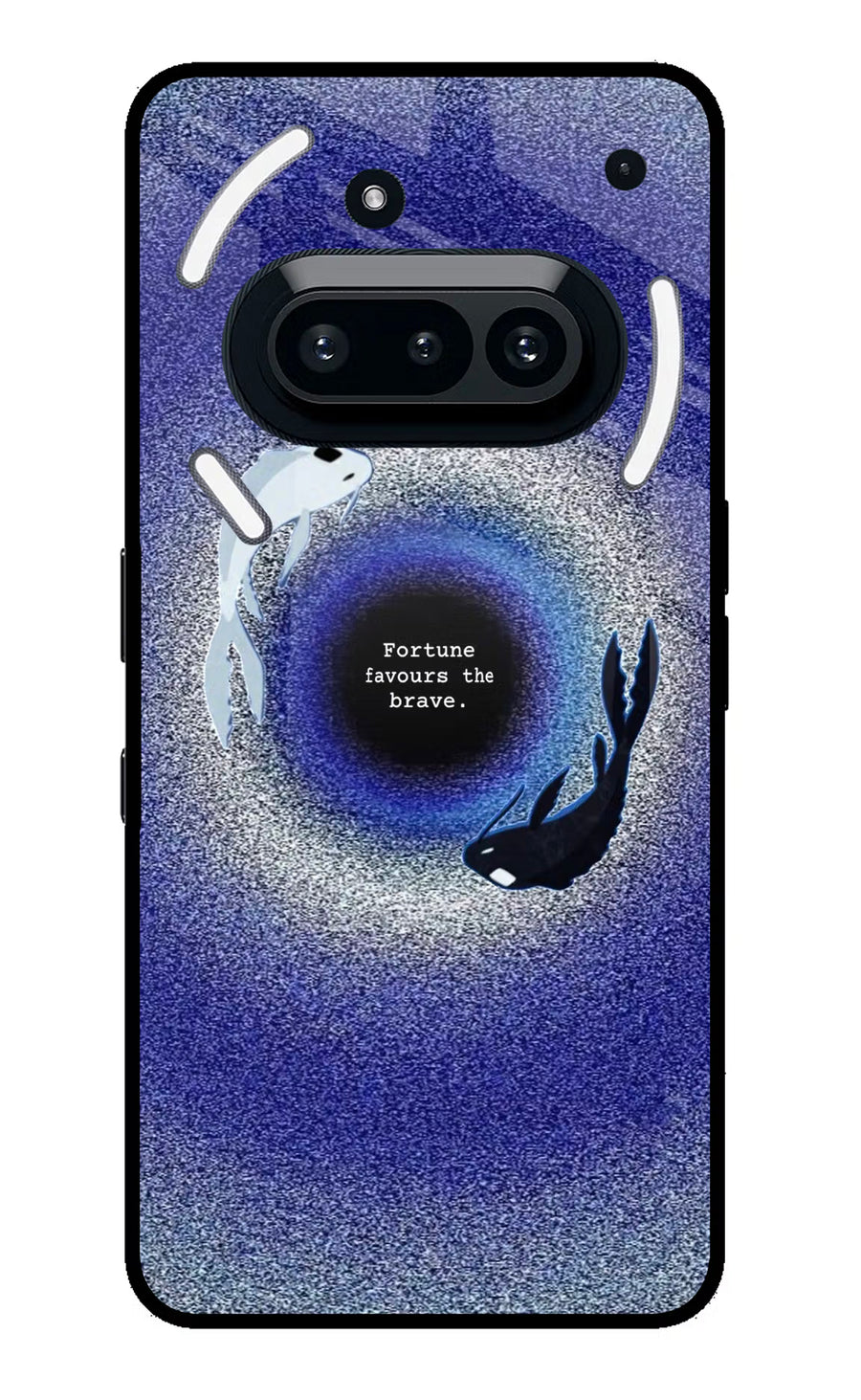 Dark Koi Nothing Phone 3A Back Cover, Metal case
