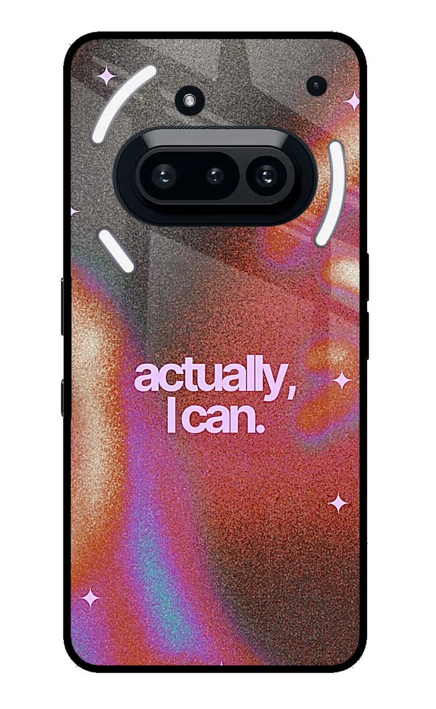 Pink Aura Nothing Phone 3A Back Cover, Metal case