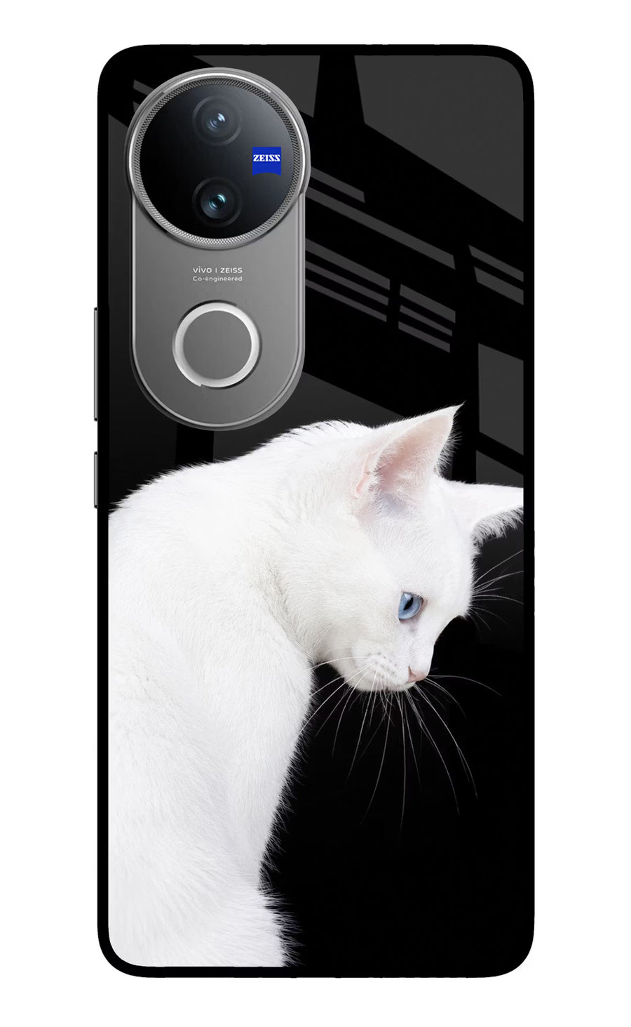 Snow Gaze Vivo V50 5G Back Cover, Metal case