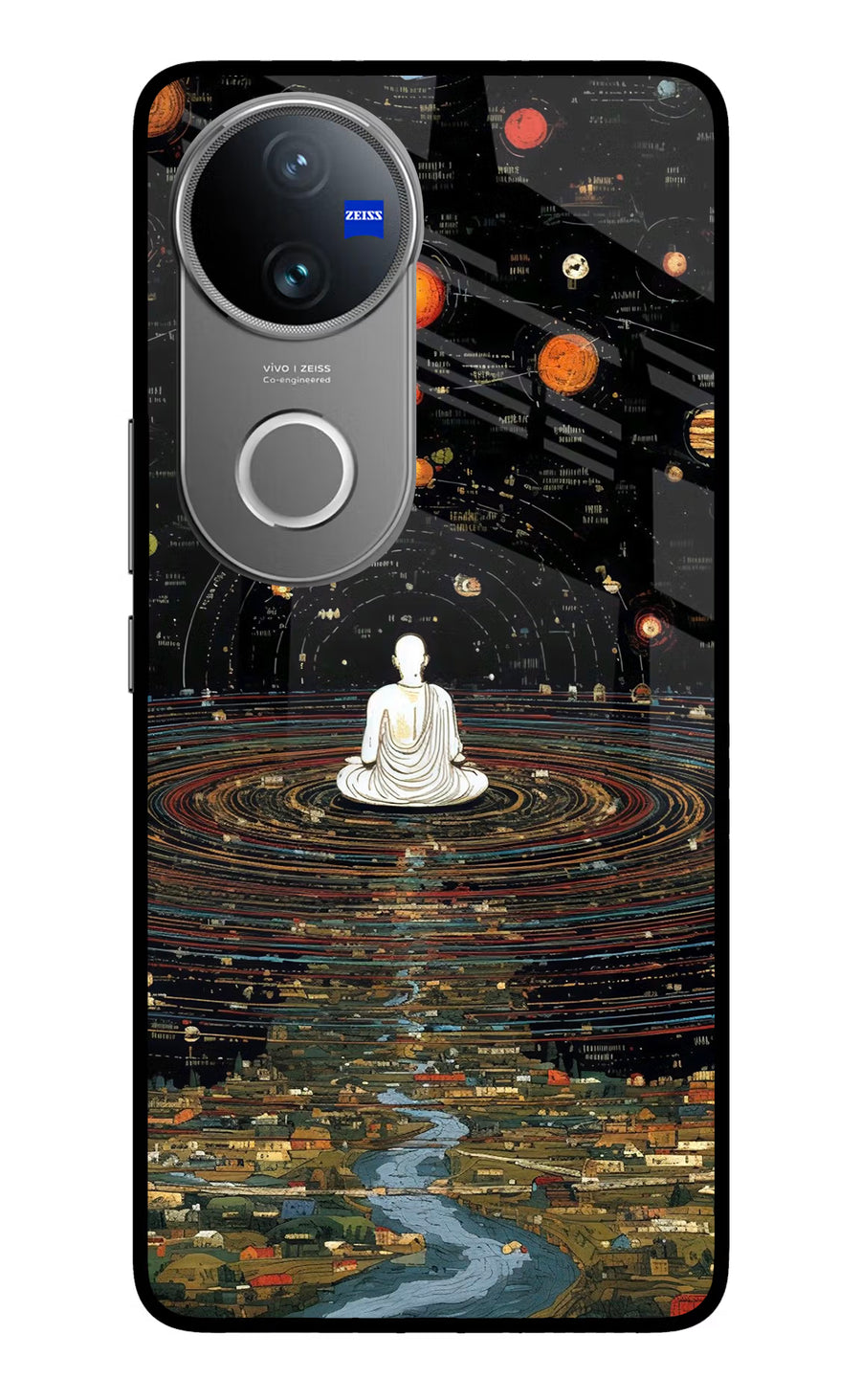 Space Monk Vivo V50 5G Back Cover, Metal case