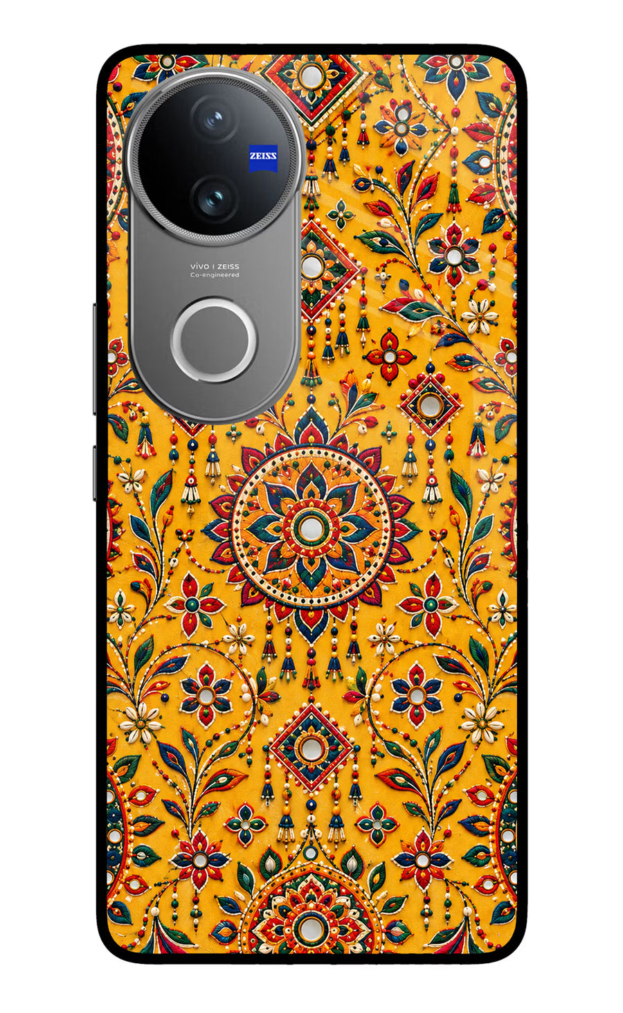 Sunlit Aura Vivo V50 5G Back Cover, Metal case