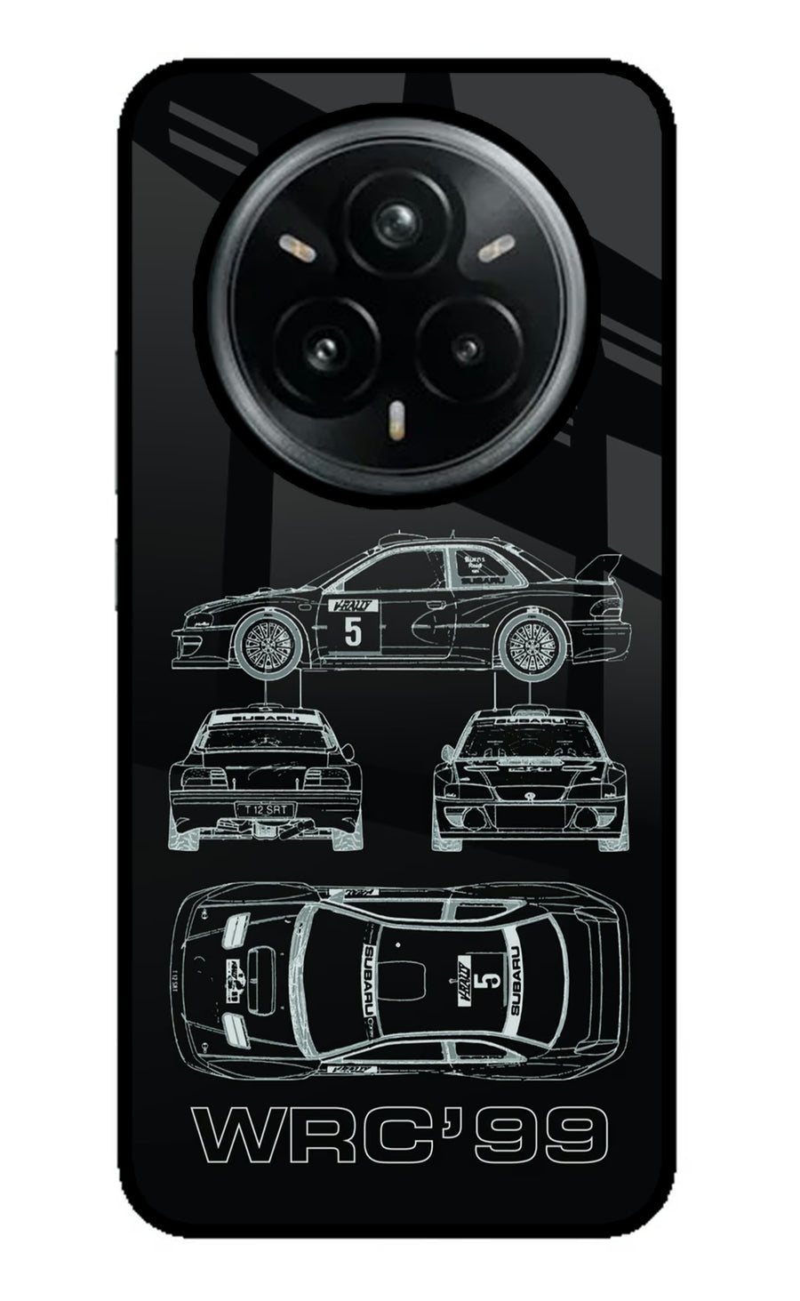 WRC'99 Realme 14 Pro Plus 5G Back Cover, Metal case