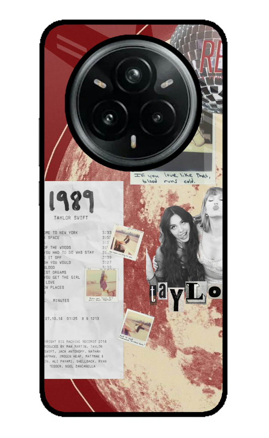 Taylor Swift Realme 14 Pro Plus 5G Back Cover, Metal case