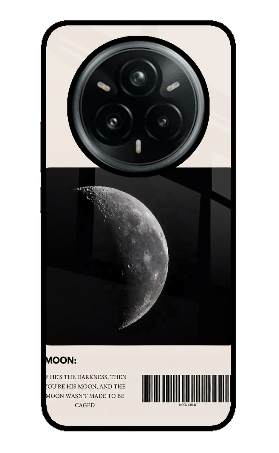 Moon Phase Realme 14 Pro Plus 5G Back Cover, Metal case