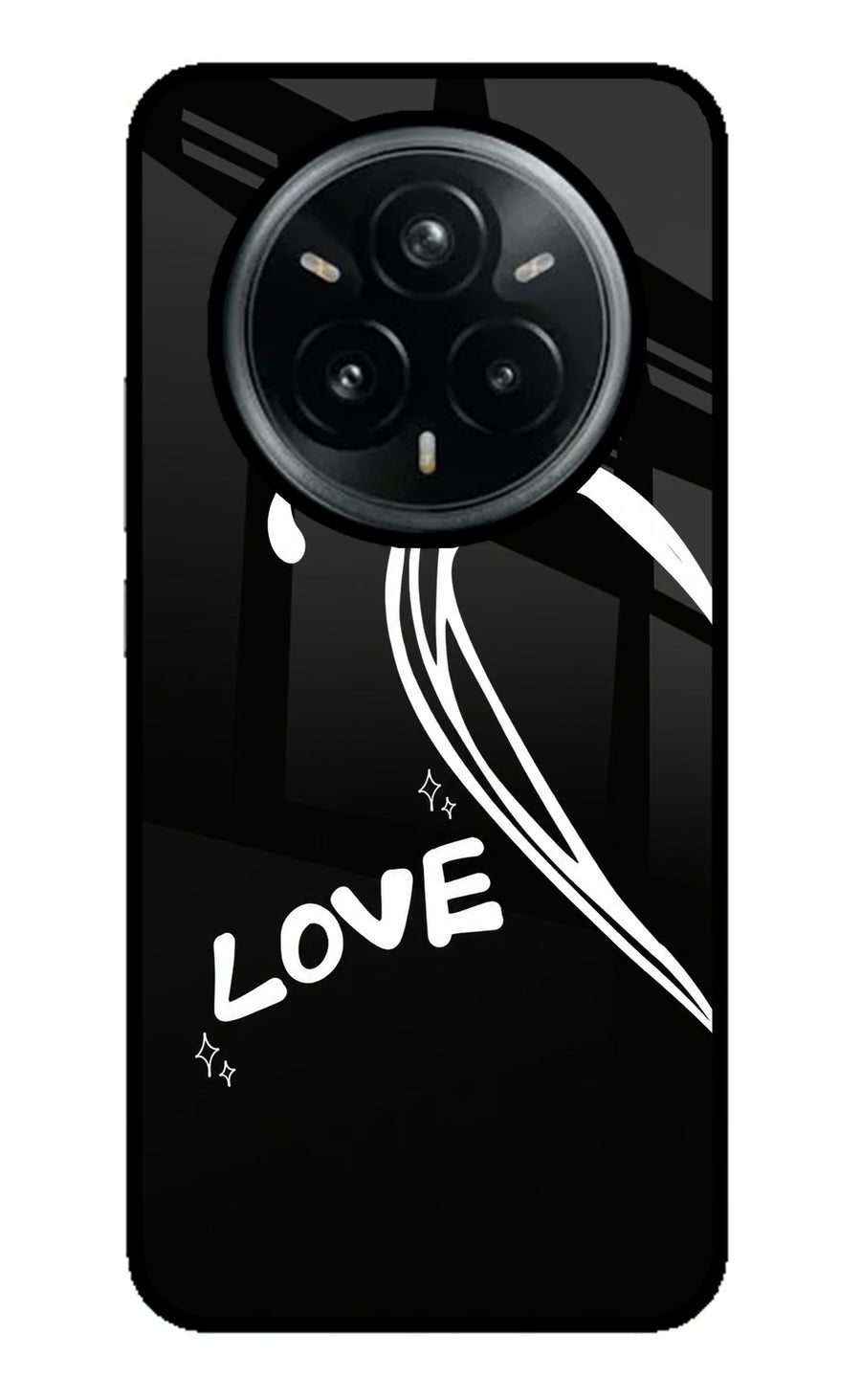 Love Line Realme 14 Pro Plus 5G Back Cover, Metal case