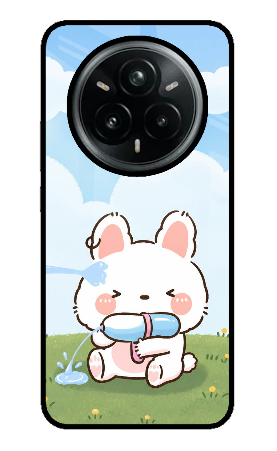 Bunny Treat Realme 14 Pro Plus 5G Back Cover, Metal case