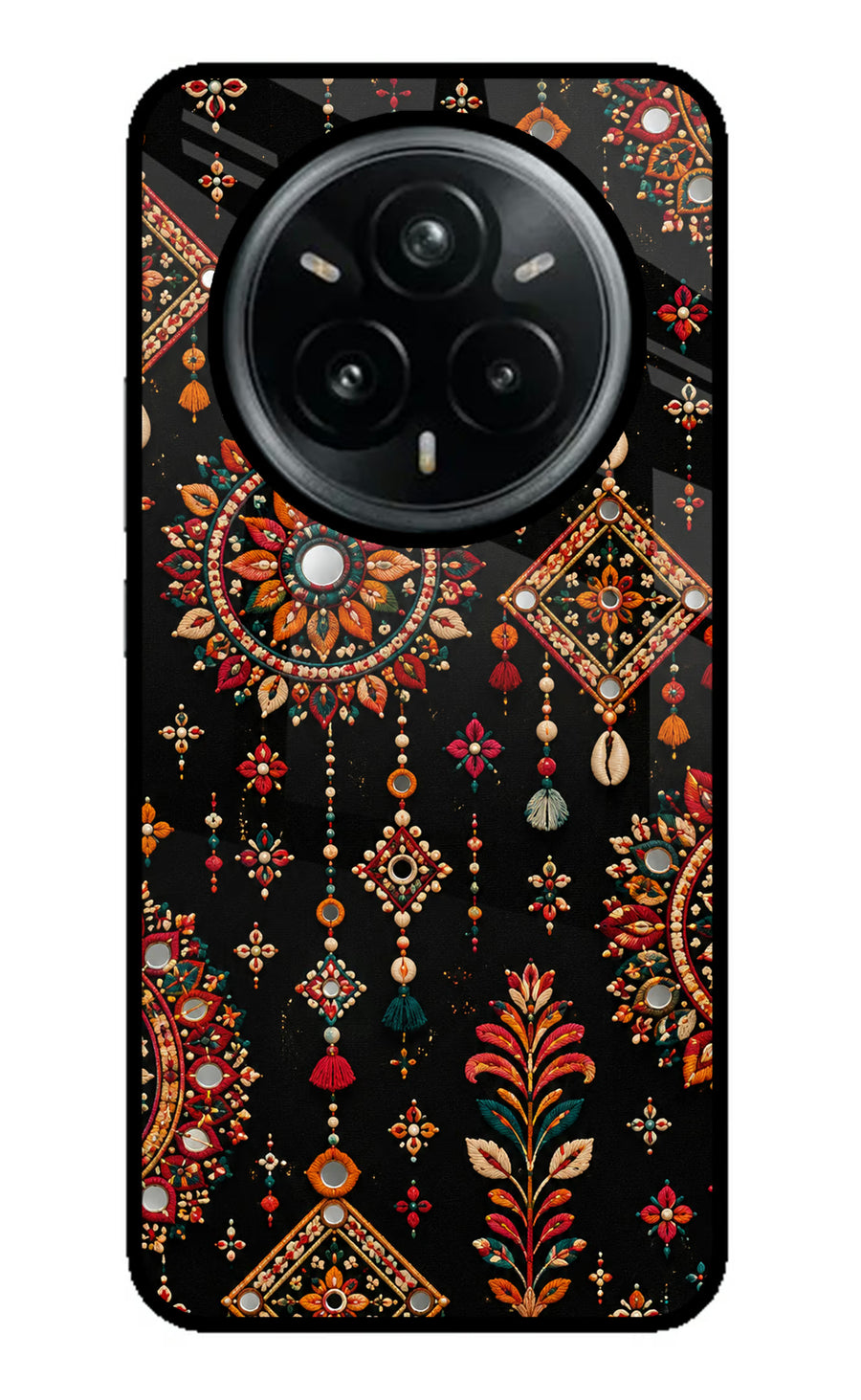 Boho Noir Realme 14 Pro Plus 5G Back Cover, Metal case