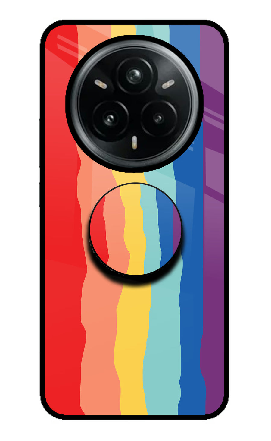 Rainbow Realme 14 Pro Plus 5G Pop Case, Metal case