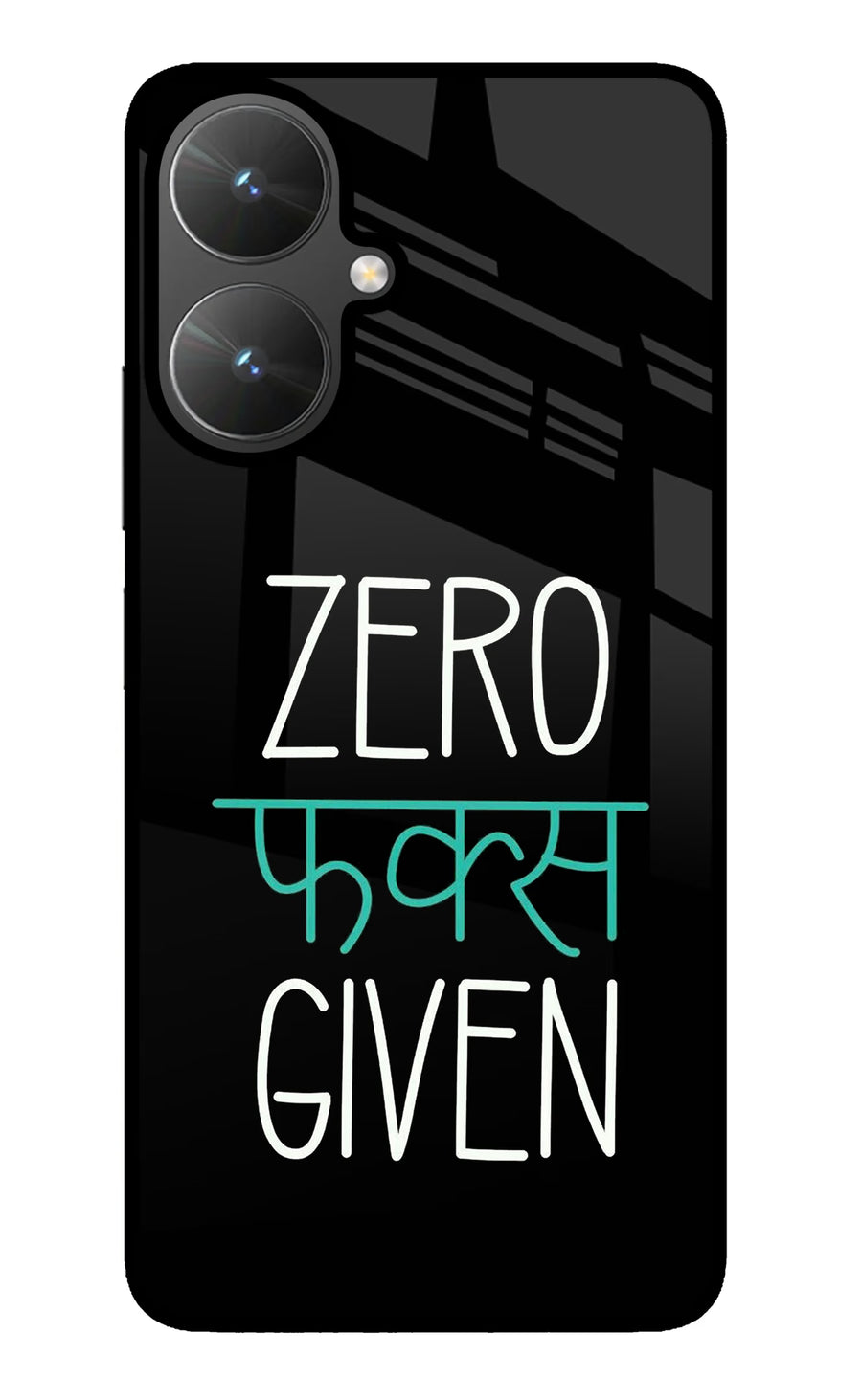 Zero Fucks Given Poco M6 5G Back Cover, Metal case