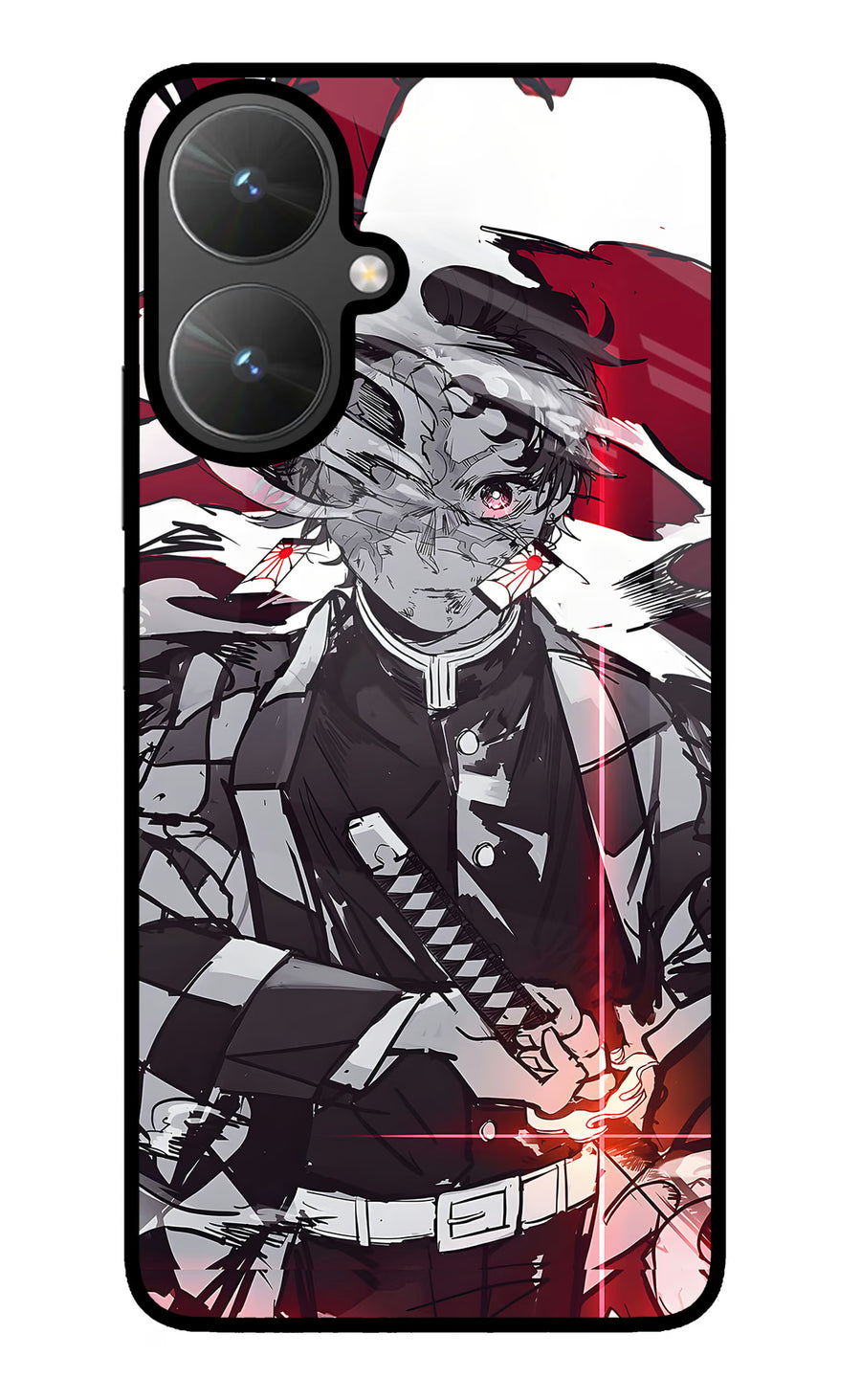 Demon Slayer Poco M6 5G Back Cover, Metal case