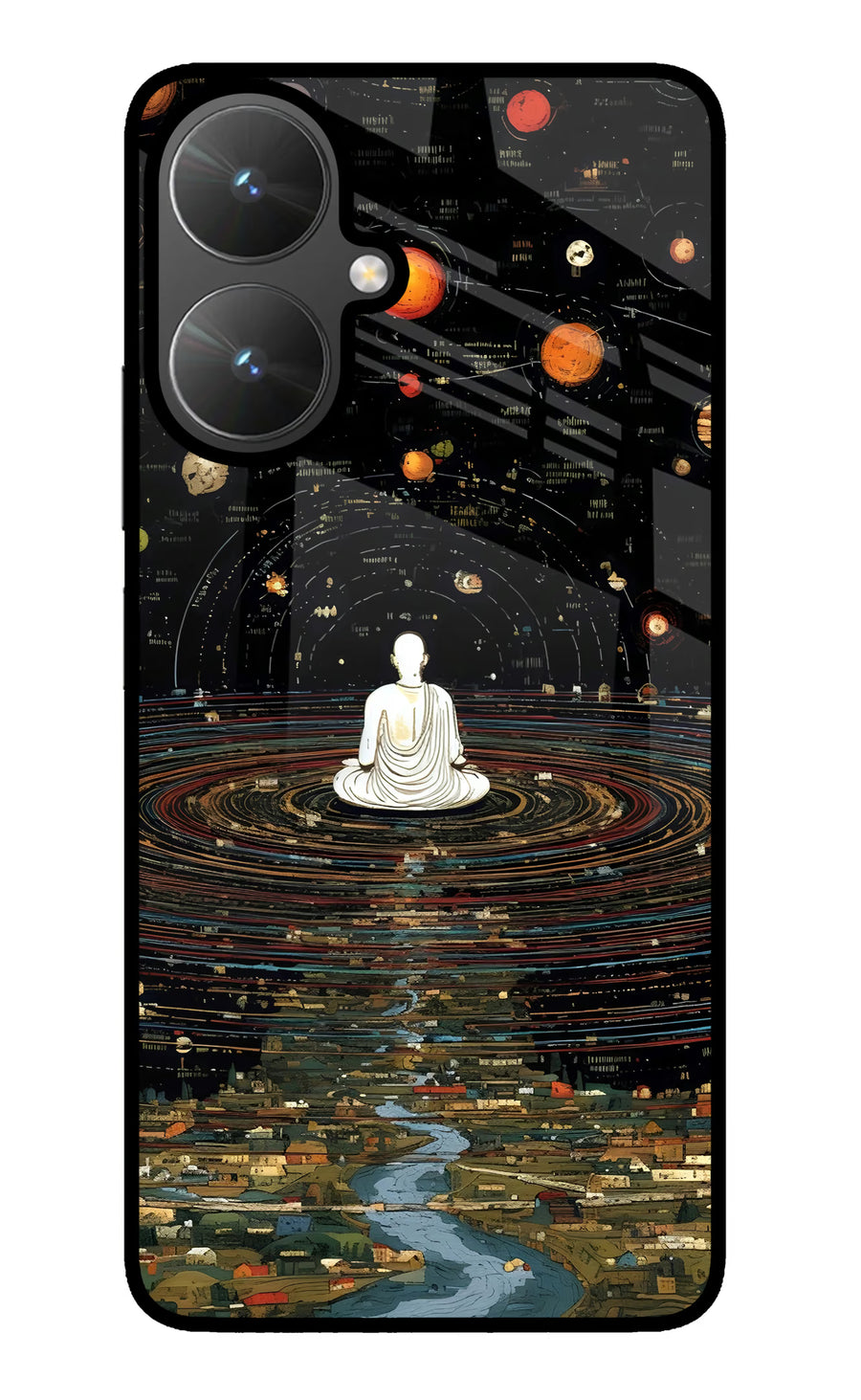 Space Monk Poco M6 5G Back Cover, Metal case