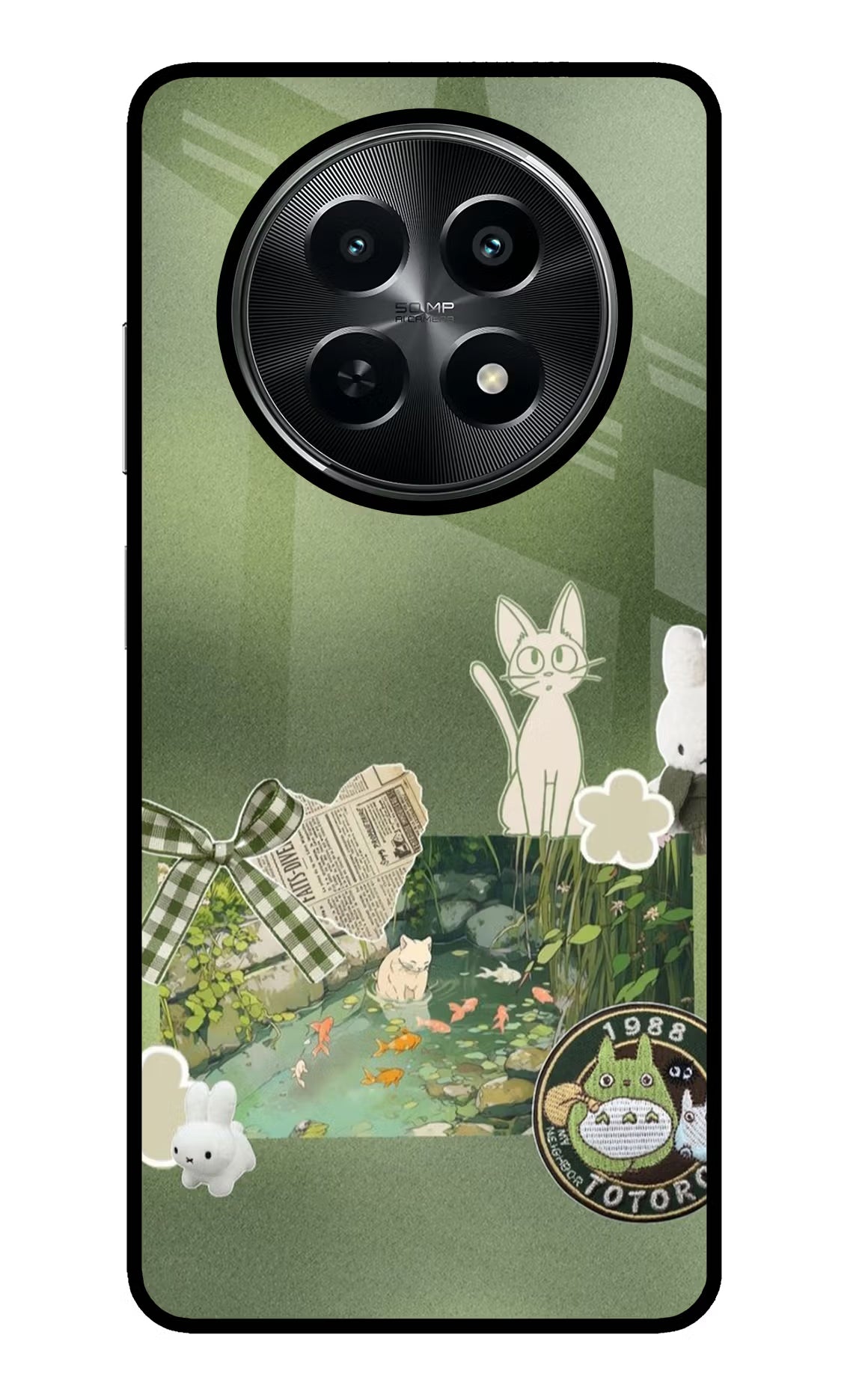 Aesthetic anime Realme C65 5G Metal Case Back Cover by Casekaro