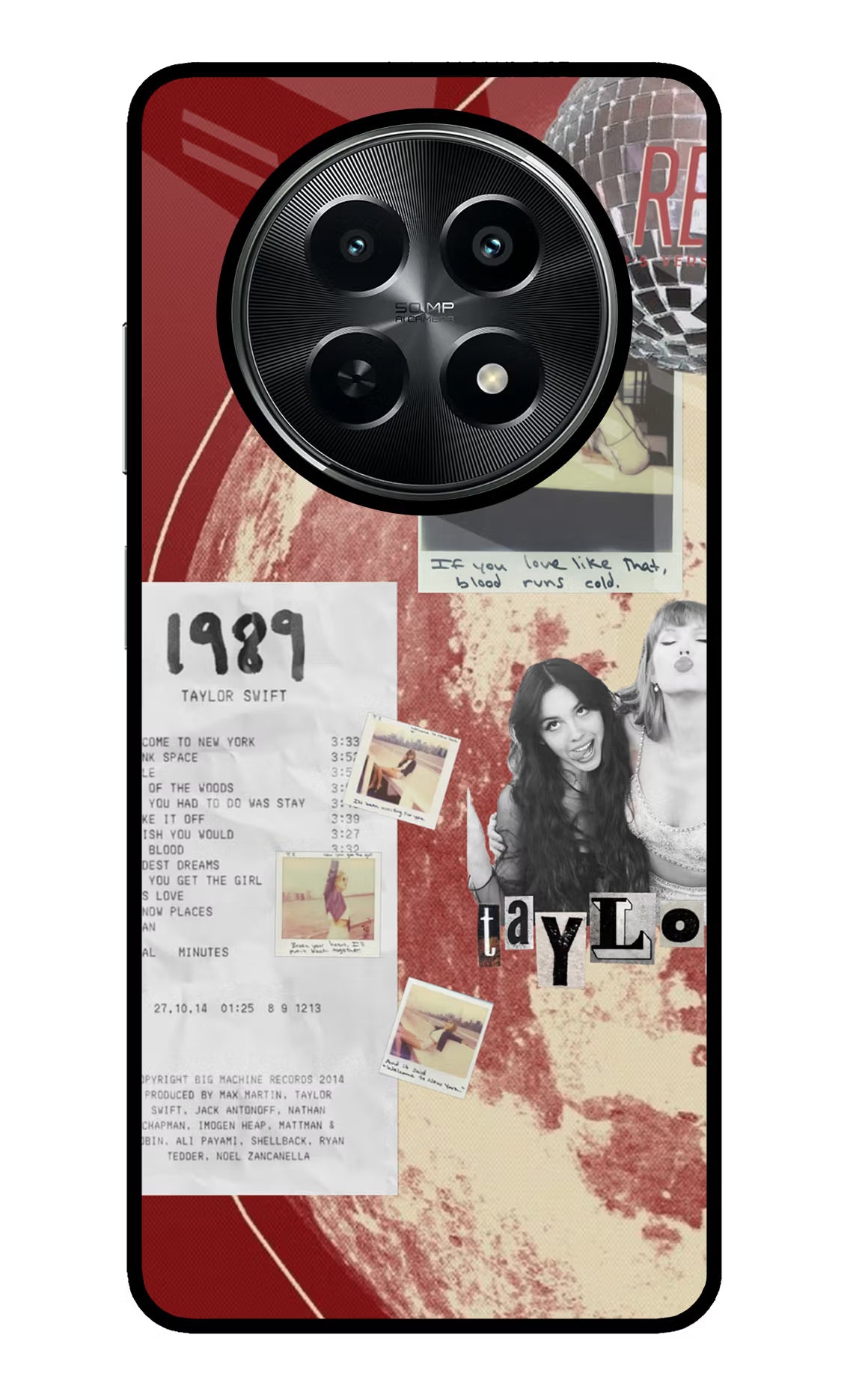 Taylor Swift Realme C65 5G Metal Case Back Cover by Casekaro