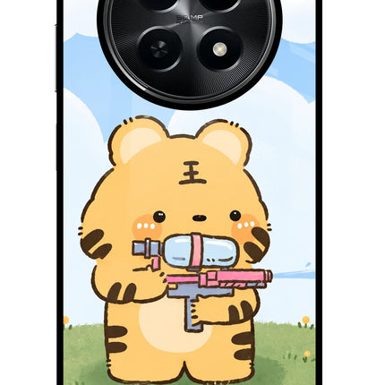 Tiger Treat Realme C65 5G Metal Case Back Cover by Casekaro