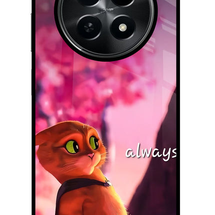 Always Cat Realme C65 5G Metal Case Back Cover by Casekaro