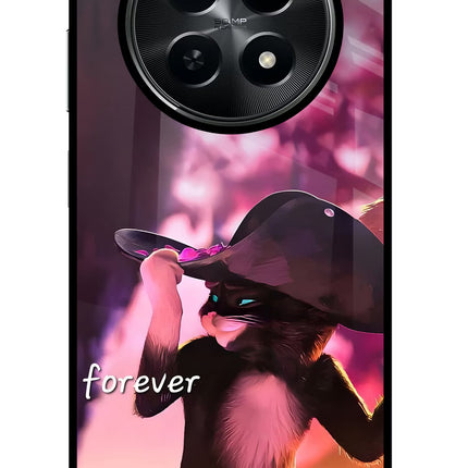 Forever Cat Realme C65 5G Metal Case Back Cover by Casekaro