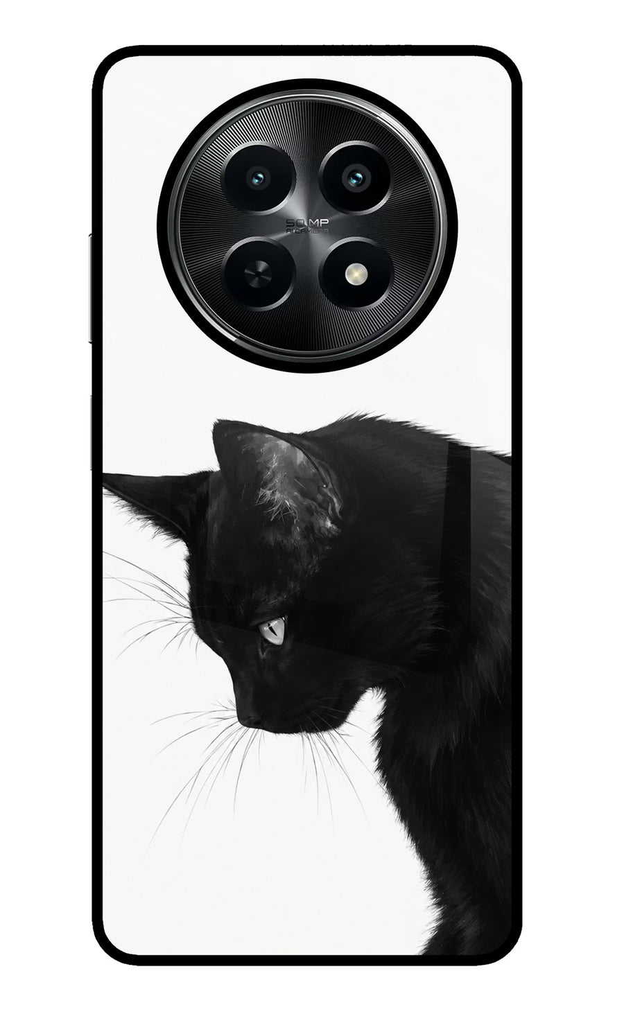 Shadow Gaze Realme C65 5G Back Cover, Metal case