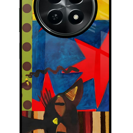 Pop Cat Realme C65 5G Metal Case Back Cover by Casekaro