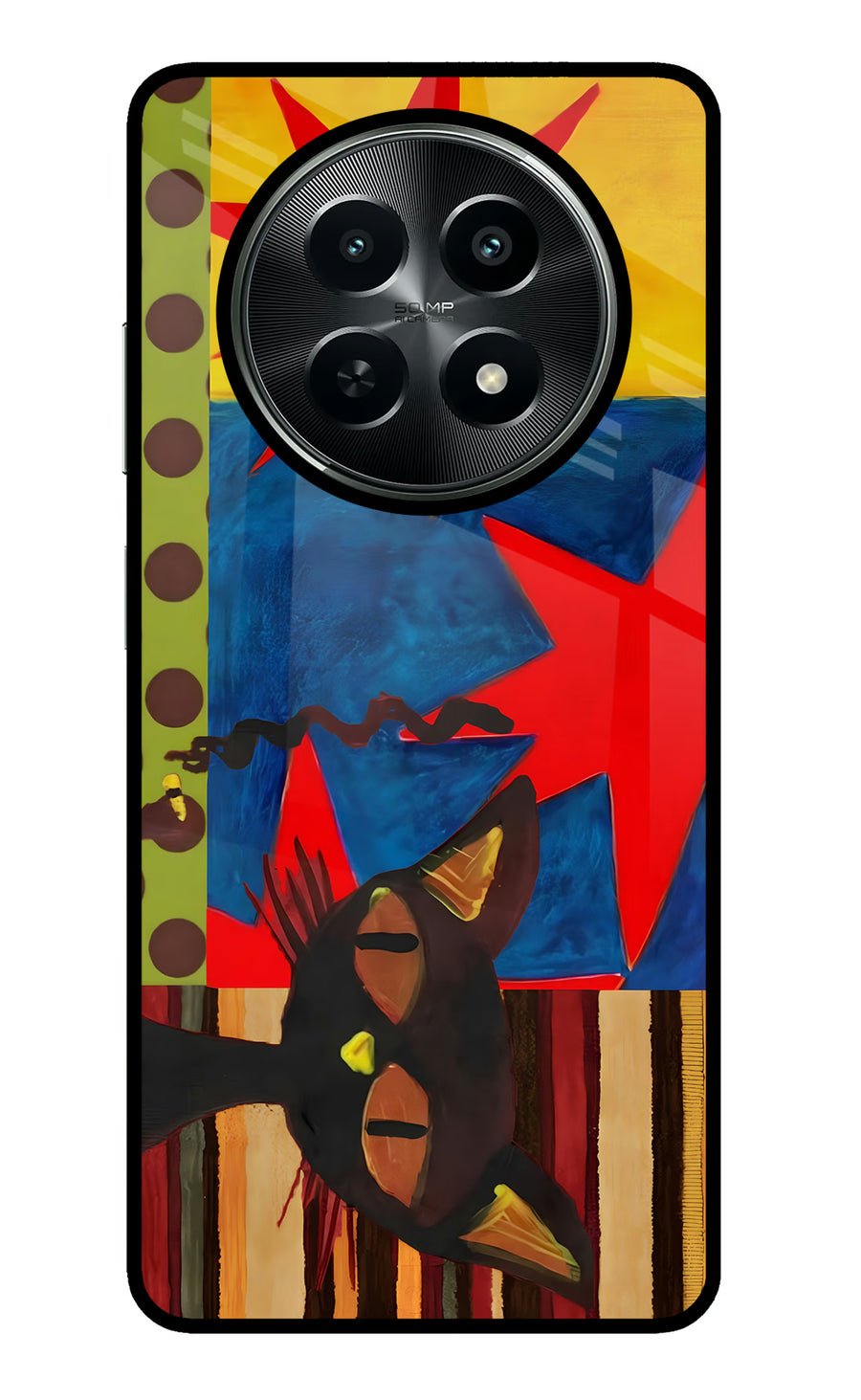 Pop Cat Realme C65 5G Back Cover, Metal case