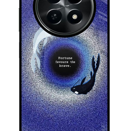 Dark Koi Realme C65 5G Metal Case Back Cover by Casekaro