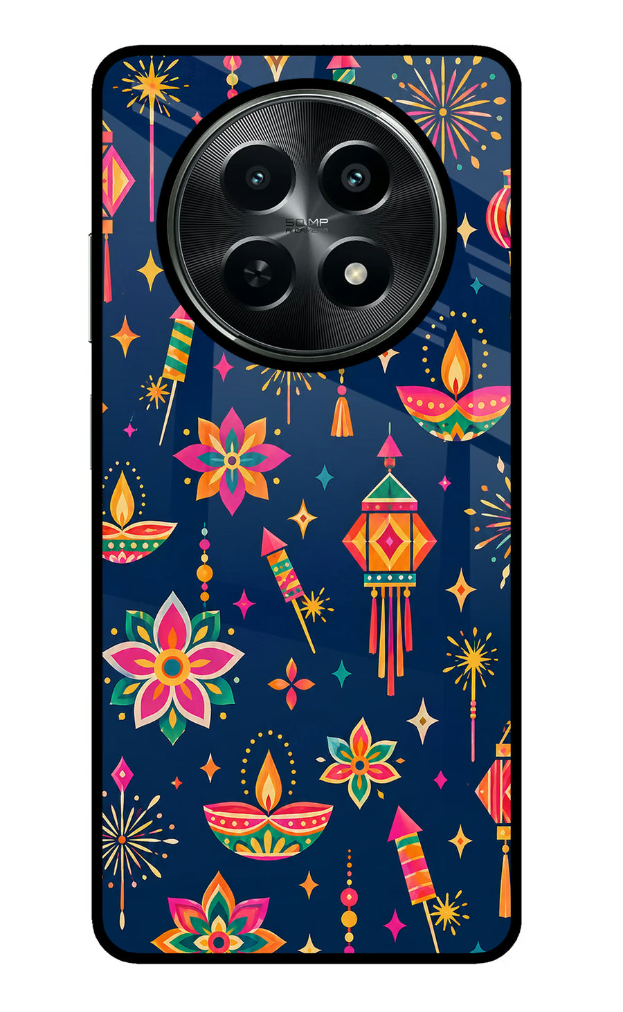 Festive Pop Realme C65 5G Back Cover, Metal case