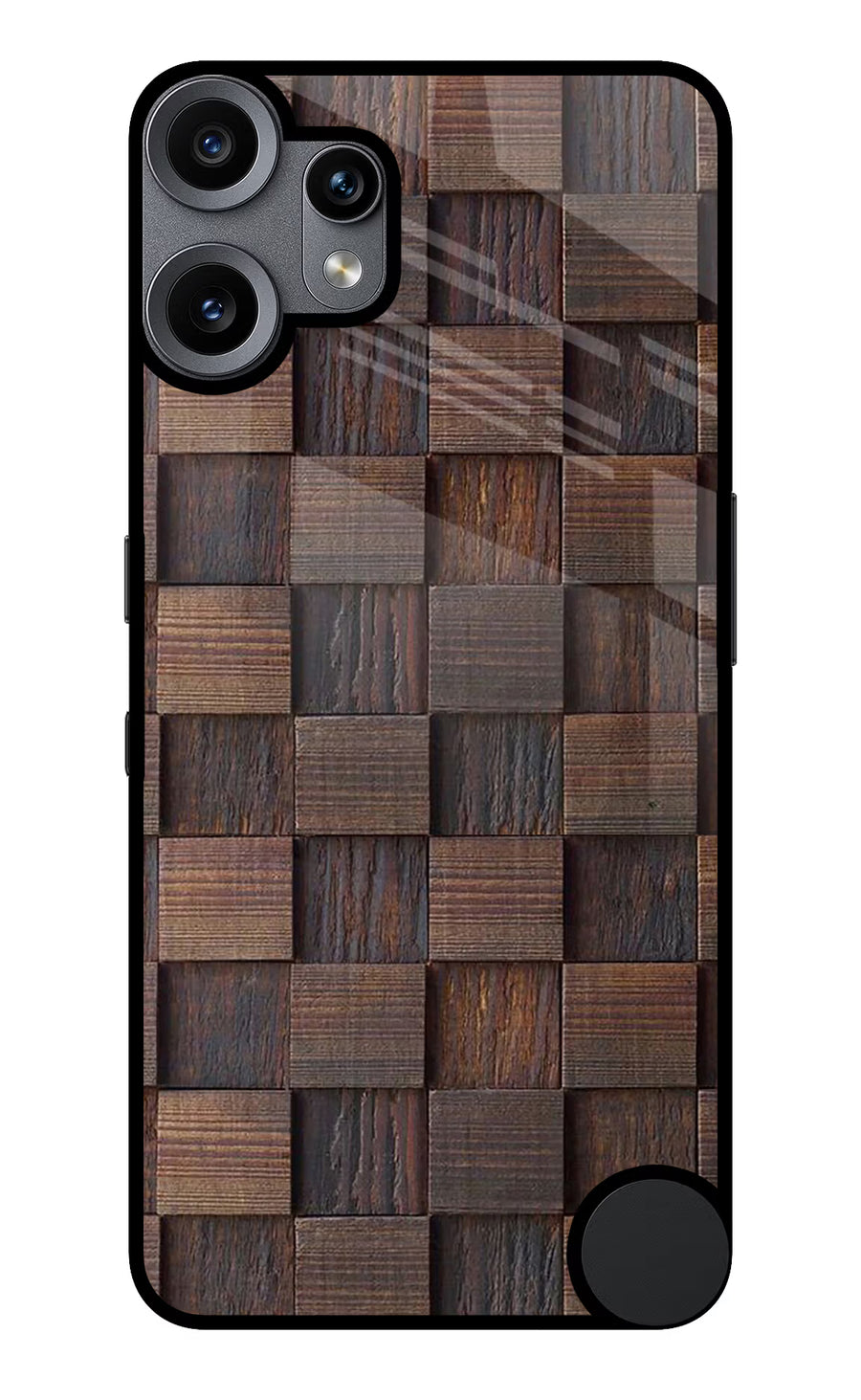 Wooden Cube Design CMF by Nothing Phone 2 Pro Back Cover, Metal case
